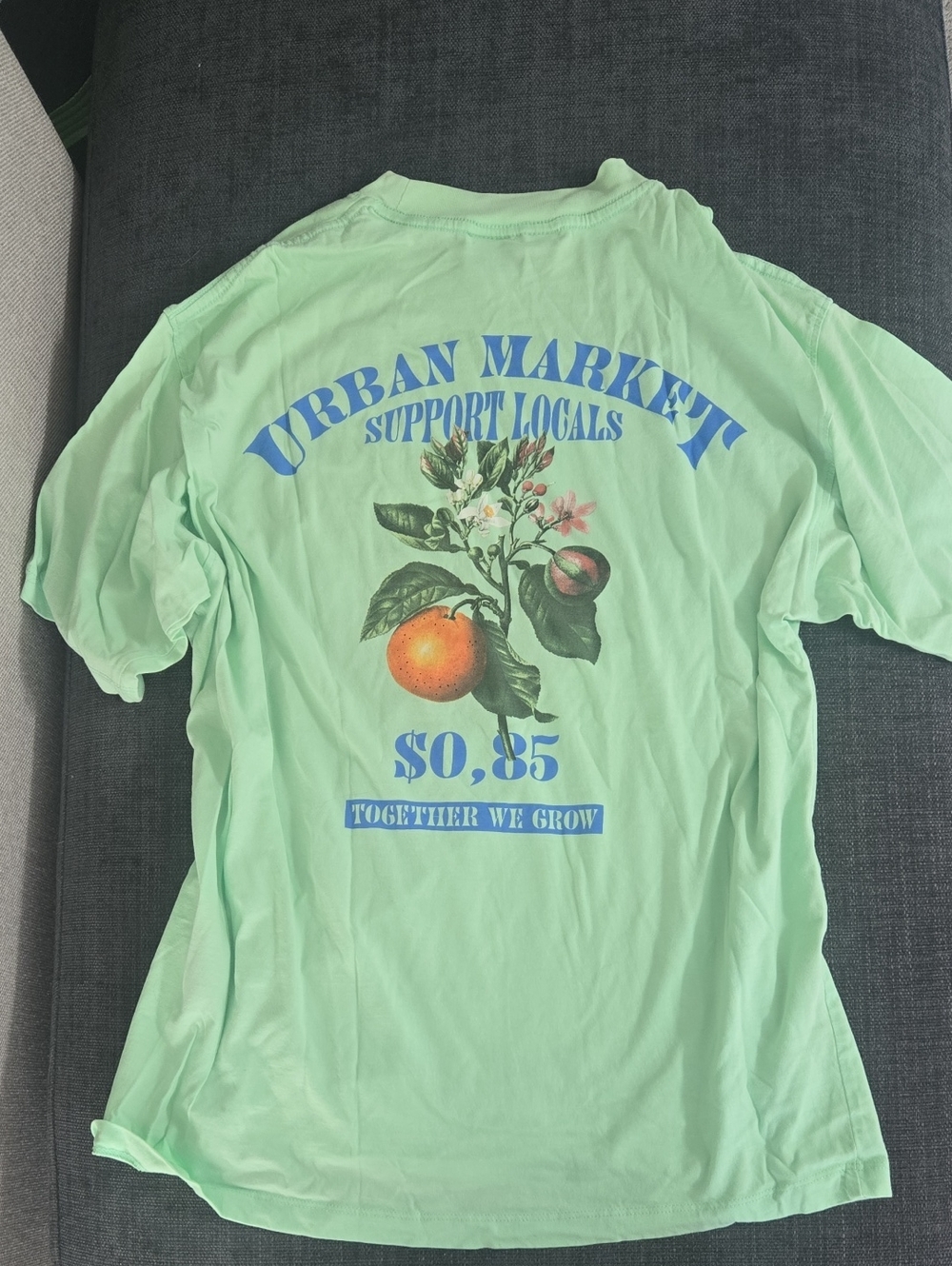 Mint Green Graphic Tee - Support Locals